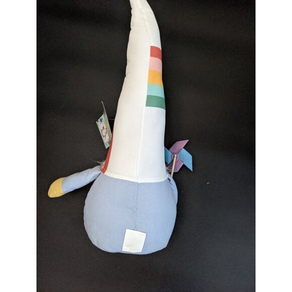 Huntington Home spring gnome rainbow blue  20" Indoor use - Picture 3 of 9